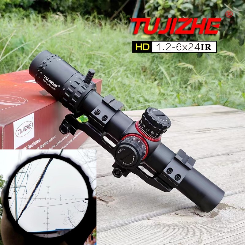 1.2 - 6 espejo de velocidad de mira ocho veces telescopio de alta definición modelo de equipo de pared de lanza juguete piezas de repuesto