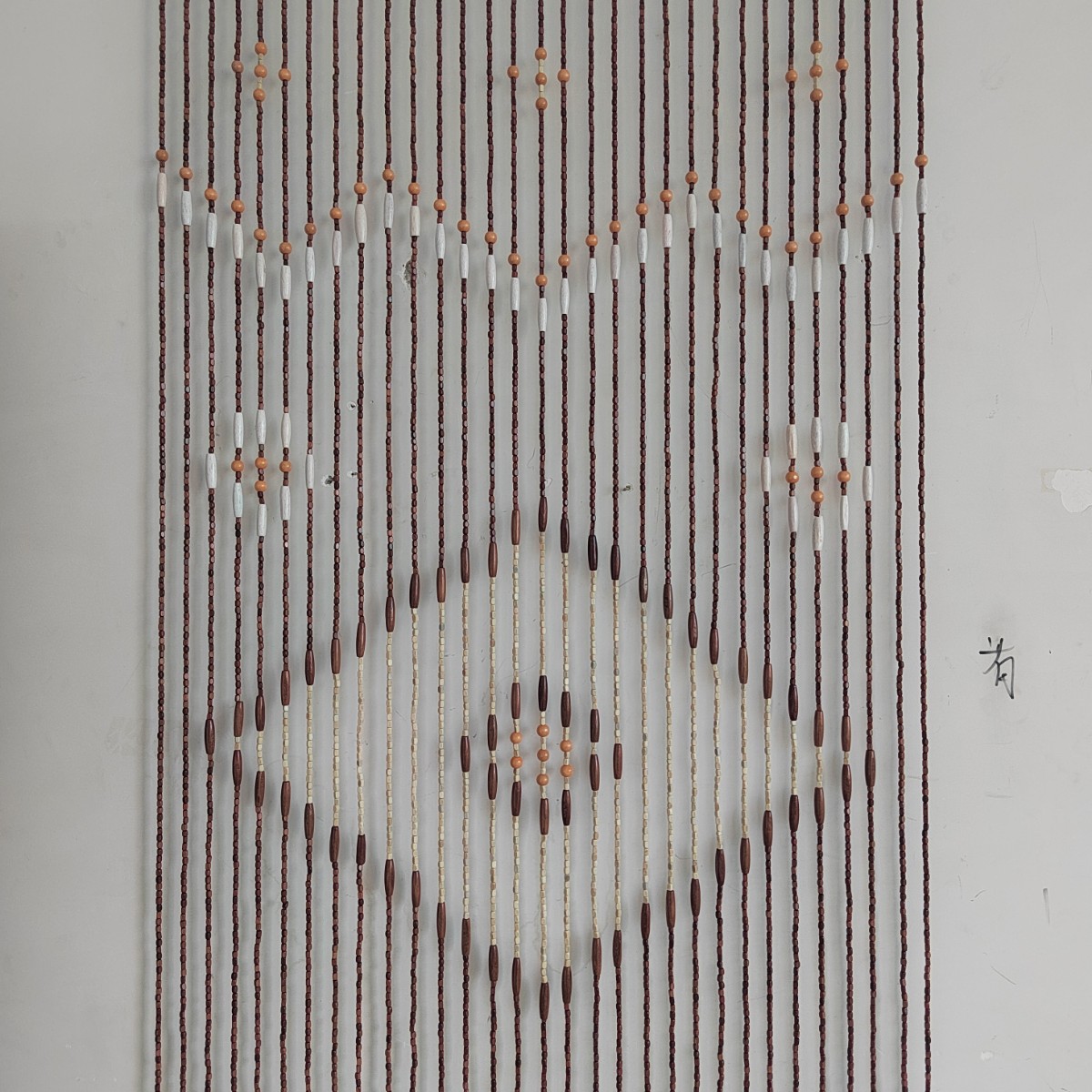厂家直销年度热卖波浪形新款木珠门帘有现货
