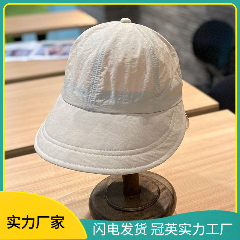 帽子女显脸小遮脸鸭舌帽夏季薄款速干遮阳帽宽檐防SL英