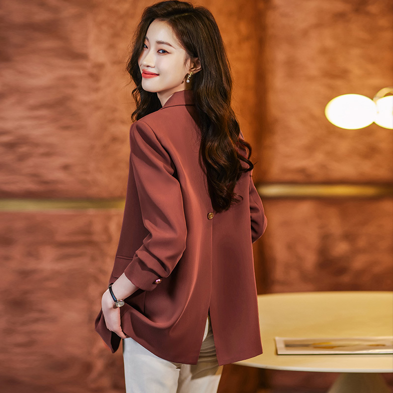Women's Casual Blazer, Spring and Autumn 2023 New Style, High-End Korean Style, Elegant Top and Fashionable Suit Set
