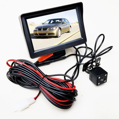 Three-Wheeler, Electric Four-Wheeler, Car Reversing Display Screen, 12V Universal High-Definition Reversing Image Display