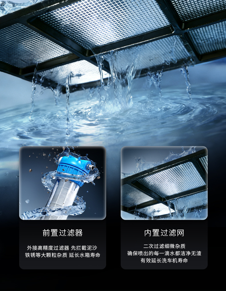Wall-Mounted Automatic Water Inlet Storage Tank Filter Accessories Car Beauty Shop Water Storage Supplies Car Wash Machine Constant Water Tank