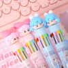 Guochuang Cartoon Yan value 10 Hand account ball pen Multicolor Oil Pen wholesale lovely Pink