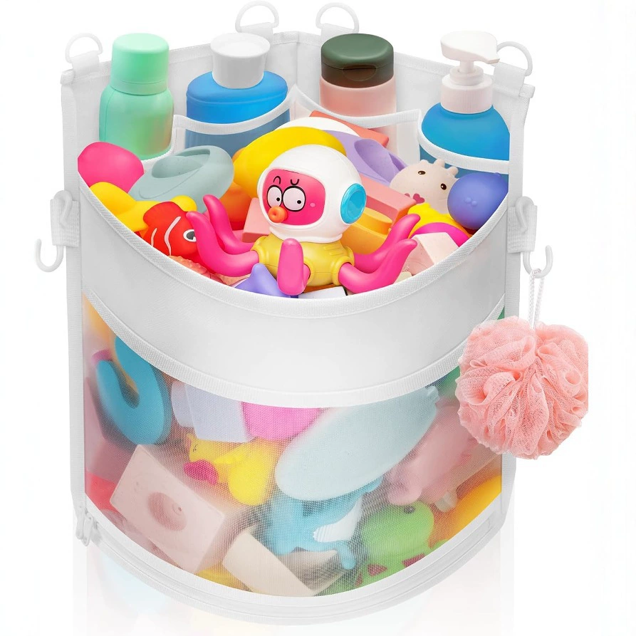 Сетка для хранения ванны с быстрым доступом для горячей ванны, сумка для хранения мусора в ванной комнате