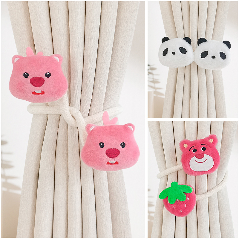 Fermacravatte per tende a peluche cartoon per cameretta bimbi_voghion.com