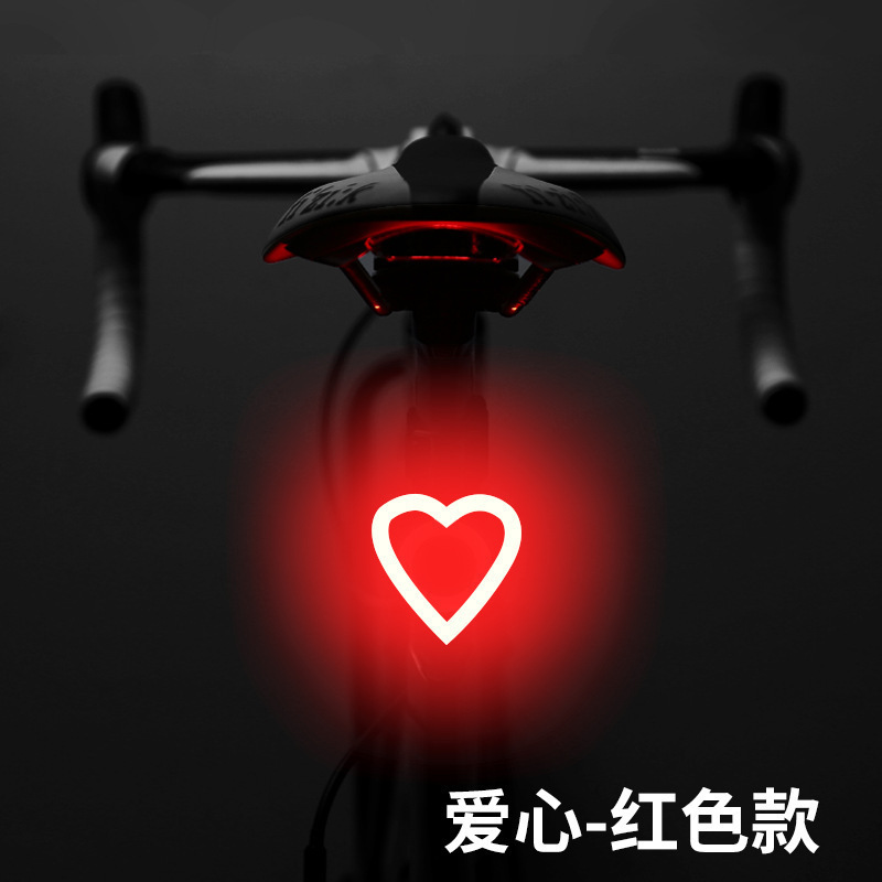 自行车灯尾灯强光高亮夜骑警示灯防水充电山地公路车骑行装备配件|undefined