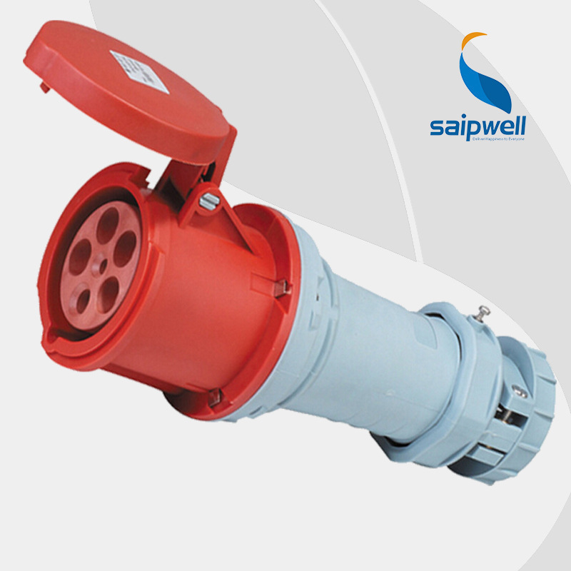 厂家直供SP-1245船用防水连接器5P63A 欧式移动插座 IP44母插座