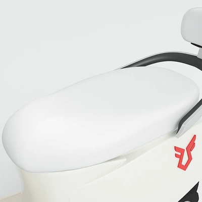 Seat Cover, Motorcycle Pedal Elastic Leather | Motorcycle cushion - white-small