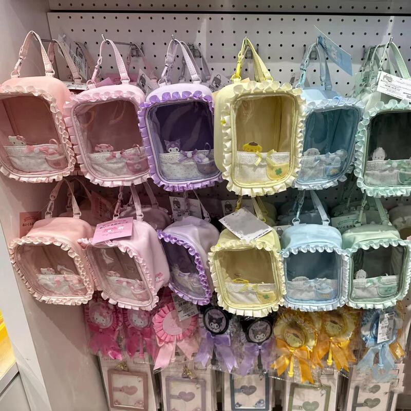 High beauty value all-match portable cosmetic bag 2024 new pain bag portable hanging bag pain layer portable cute cartoon bag