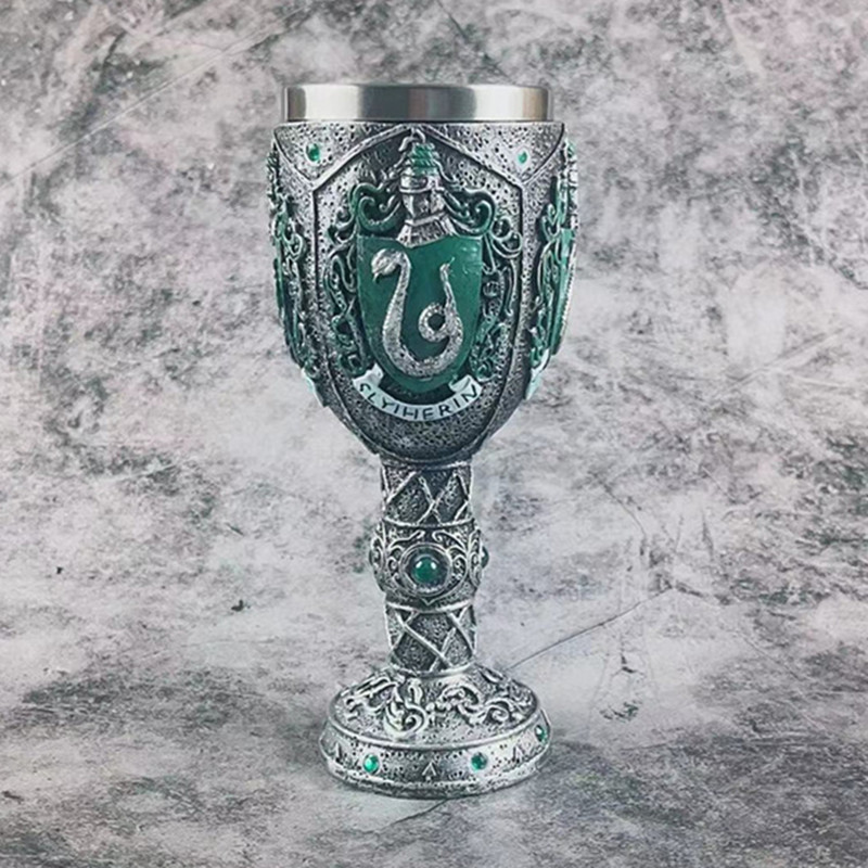 Creativo película periférica Hogworth y llama taza modelo recuerdo colección decoración Gryffin retro taza