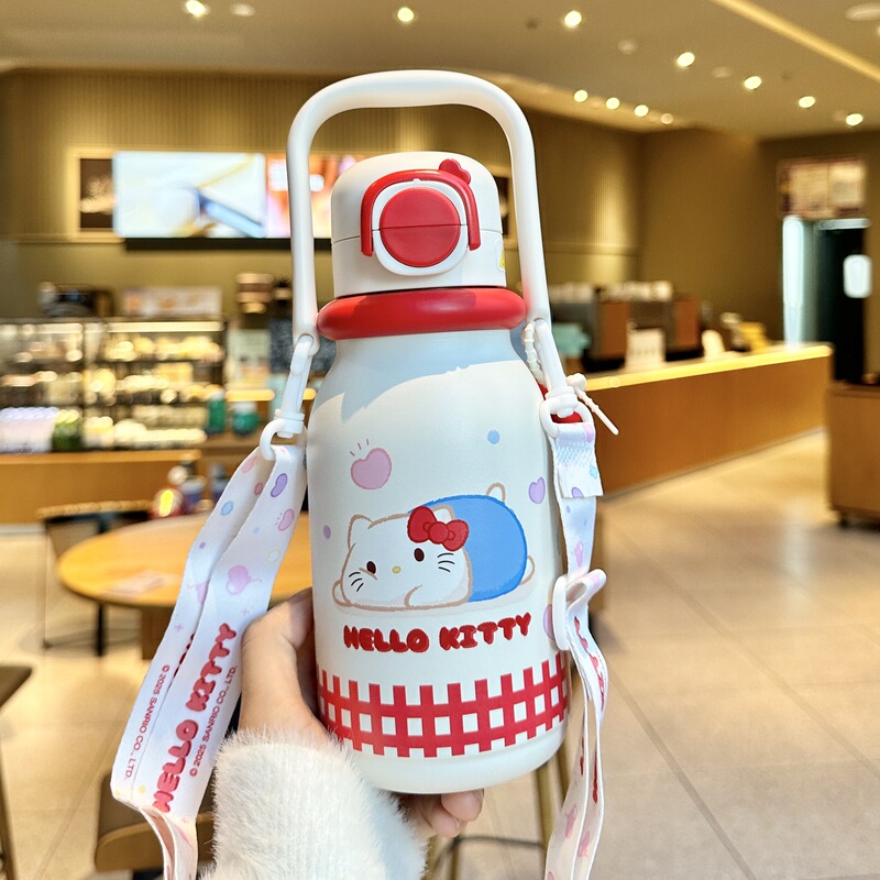 三丽鸥大容量保温杯2025新款冰霸杯高颜值吸管泡茶水杯子生日礼物|undefined