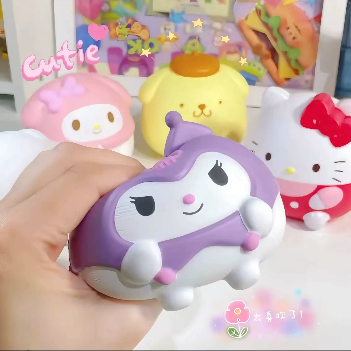 Санрио, слизь, мультяшная игрушка, антистресс