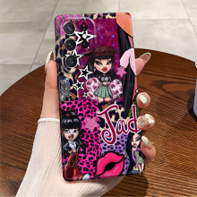 欧美热销辣妹手机壳适用三星A35/A34精孔菲林壳性感S23暗黑风硬壳