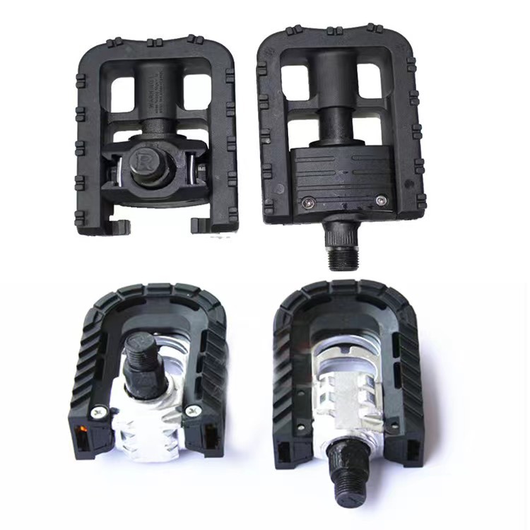 Mountain bike pedals folding bicycle pedals ball bearings with reflectors bicycle aluminum alloy pedals