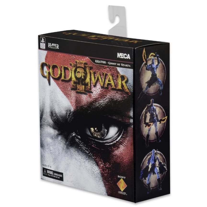 NECA god of war 3 Ultimate Kratos en caja edición de lujo modelo hecho a mano