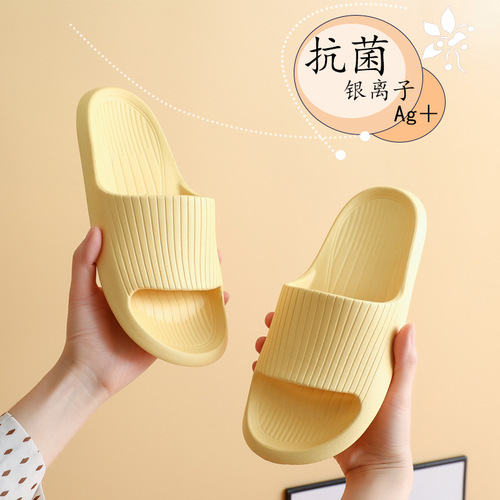 eva bathroom slippers non-slip wholesale men's summer bathing household soft-soled silent home sandal slippers for women