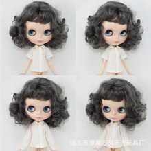 blythe小布娃娃ob24 azone19关节素体pp fr bjd小六娃衣 白色衬衣