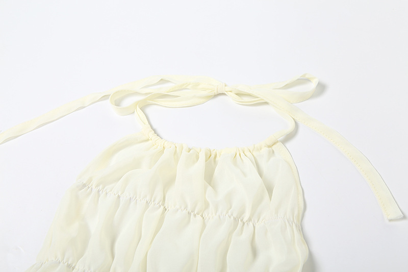 Stilvolles Ärmelloses Neckholder-oberteil Mit Shorts Set Damen_voghion.com