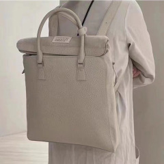 Small Batch Large Capacity Laptop Bag 2024 New Model Blindingly High-Quality Black Academic Style Dual Shoulder Bag Business Bag