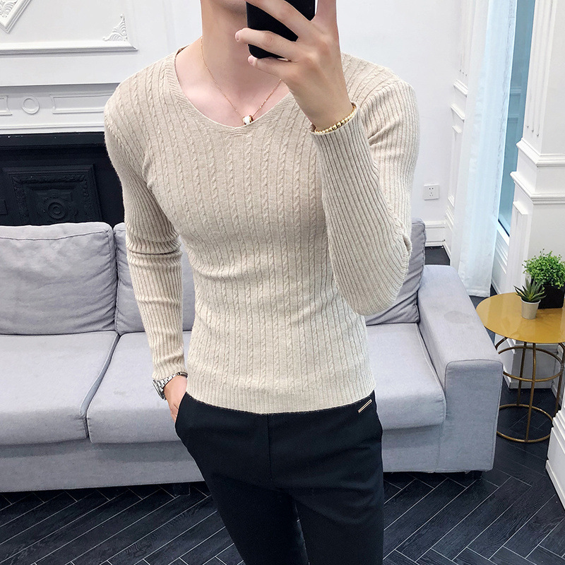 Spring knitted sweater