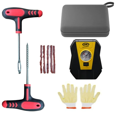 tire multifunctional 12v – Hava nasosu - red-package-1