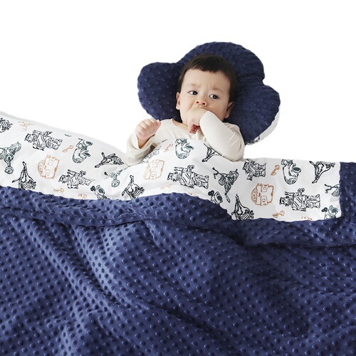 NOOER Baby Cotton Ball Blanket Kindergarten Nap Cover Winter Thick Cotton Ball Cover Dropshipping One Piece