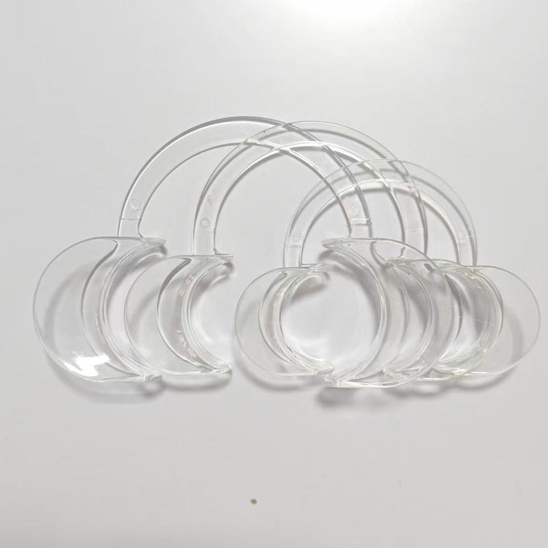 Dental disposable mouth retractor C-type