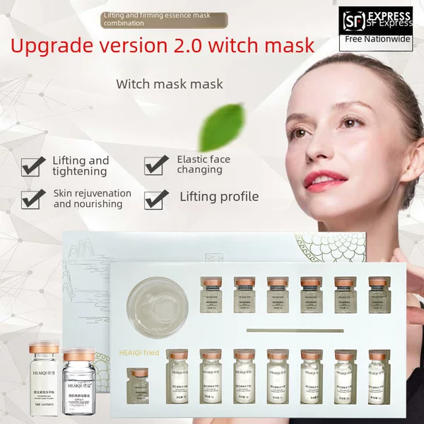 Factory Wholesale Beauty Salon Witch Mask Firming and Lifting Facial Contour Smoothing Fine Lines Repair Freeze-Dried Powder Mask
