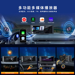 Portable Car Navigation 10.26-inch Wireless CarPlay Dash Cam with Android Auto 4K Dual Recording Front and Rear