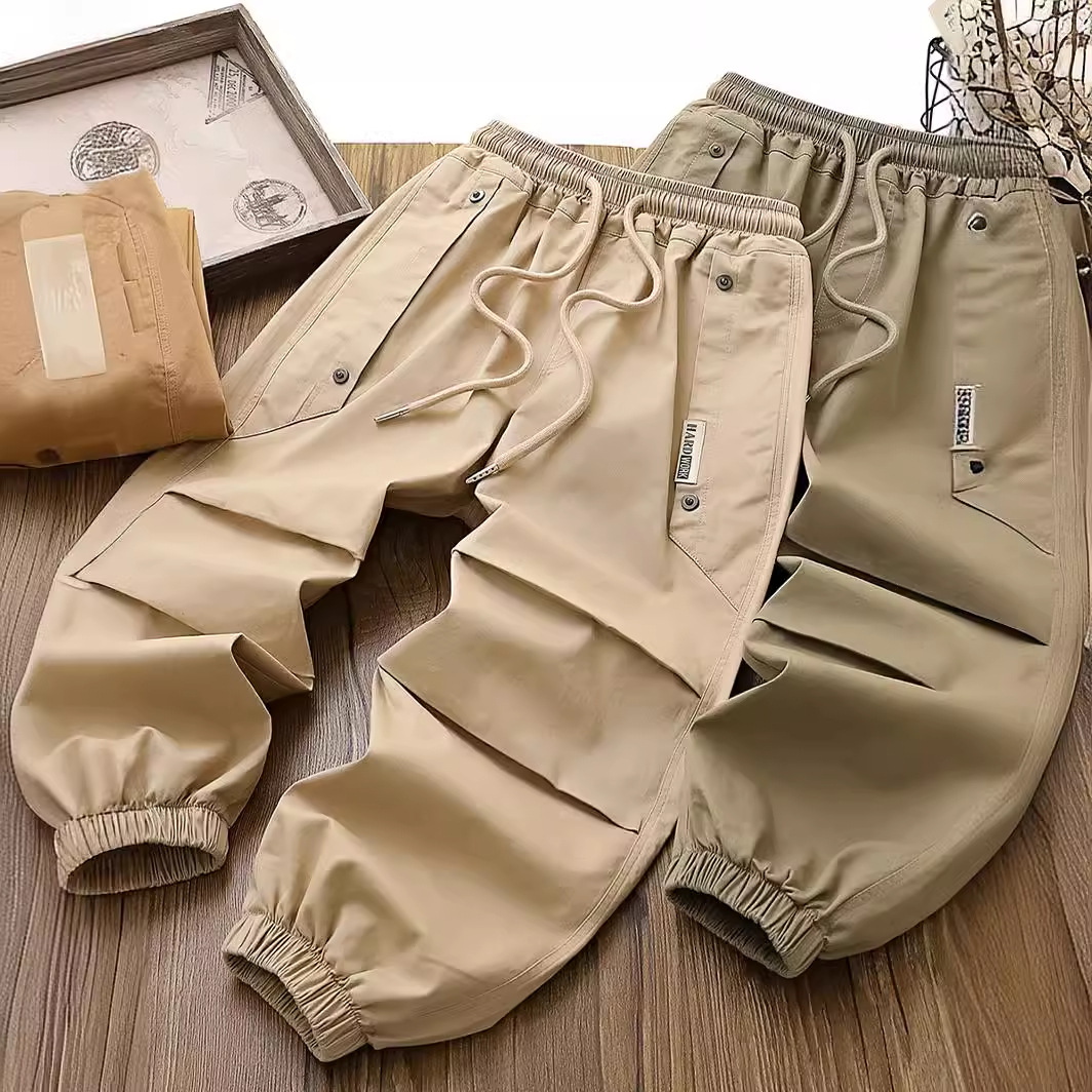 spring children's autumn cotton trousers for boys