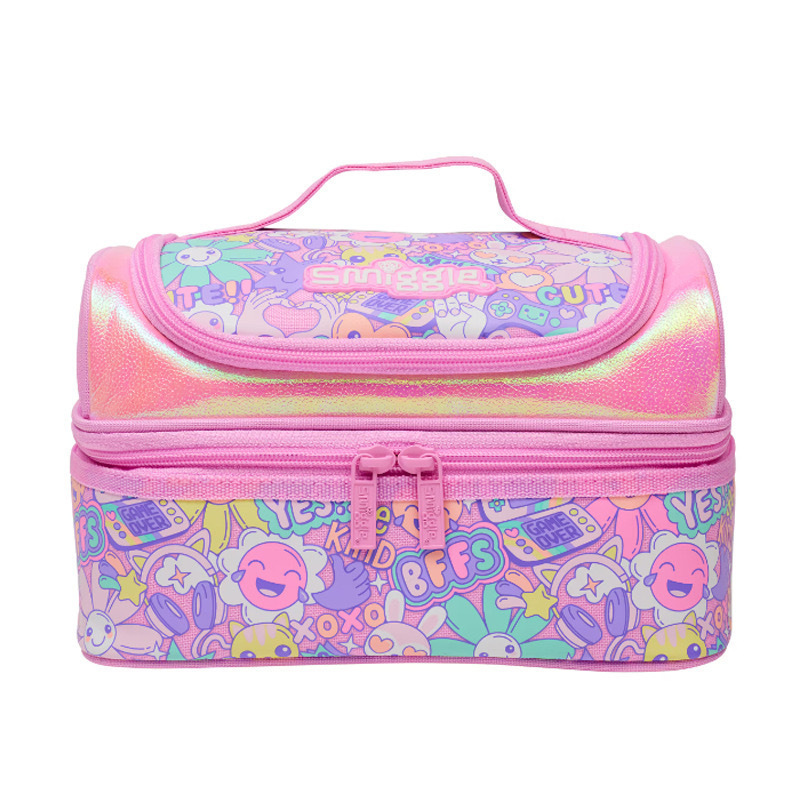 Australia Smiggle mochila para niñas rosa serie de sol de gran capacidad mochila ligera mochila escolar