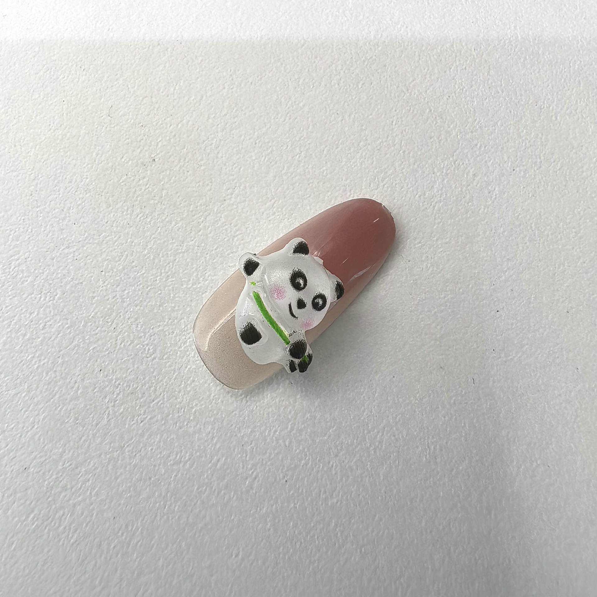 跨境热销卡通可爱小熊猫美甲饰品DIY手工发卡材料批发文具装饰