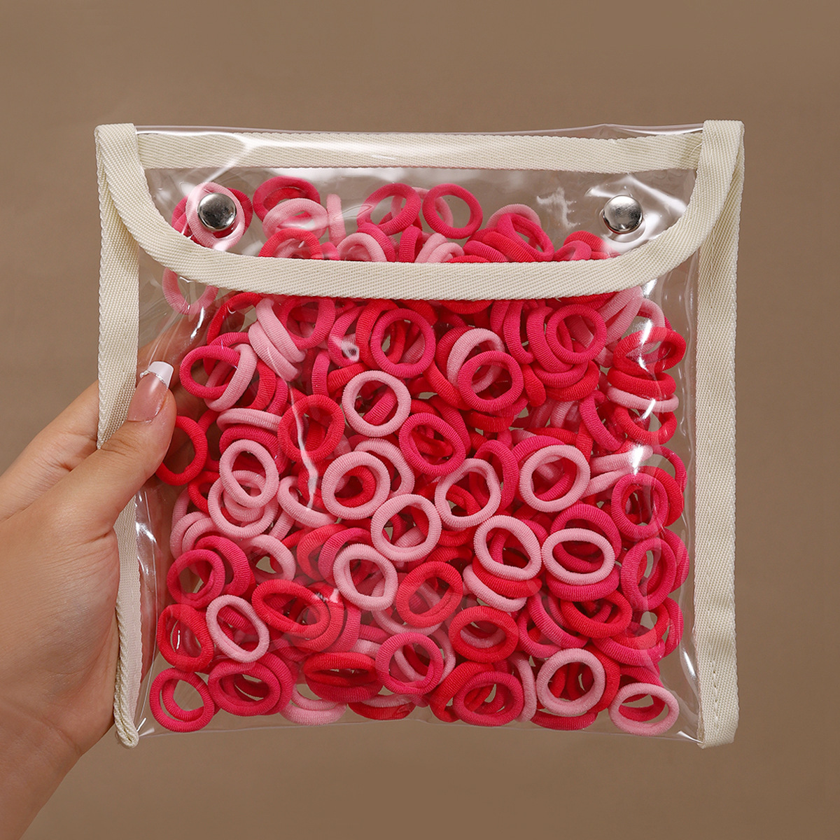 Anillo de cabello de color para niños 3cm gran no lesiones cabello de cabello de cola de caballo alta cuerda de cabello niñas correa de goma de alta elasticidad
