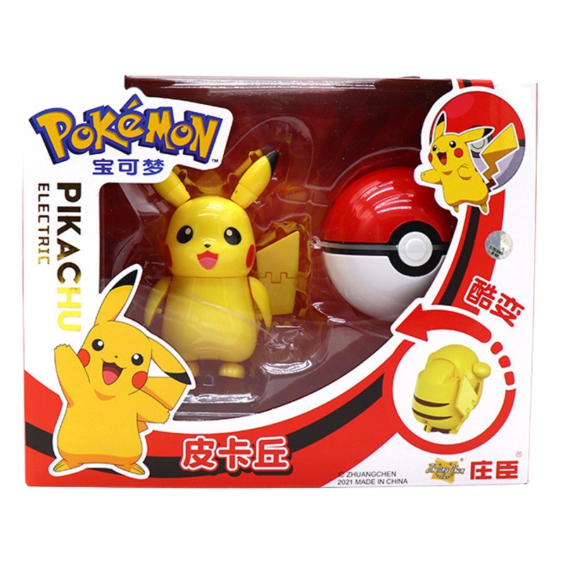 Figura de Juguete de Pikachu Transformable de Pokémon de Johnson & Johnson, Muñeco de Peluche, Adorno, Modelo de Gengar