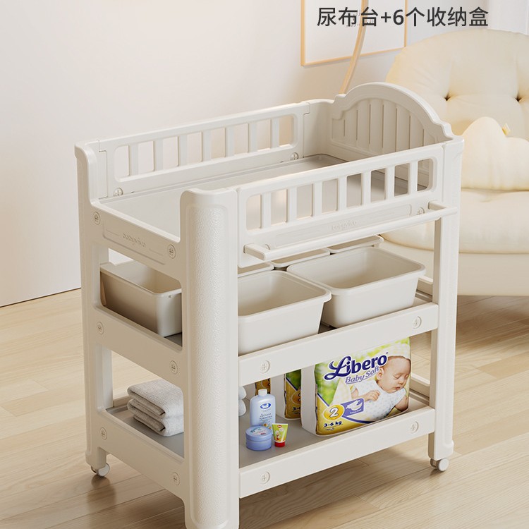 Babyviva pañales para bebés, tabla de cambio de pañales para bebés, tabla de baño, cama móvil para recién nacidos