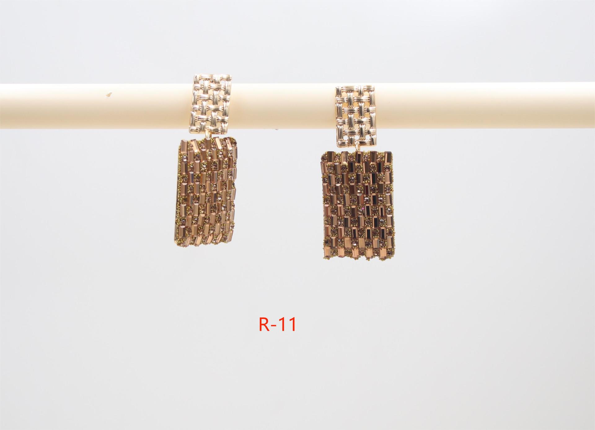 17g Weight Steel needle Ear Needle Material Glass Inlay Material Drop Earrings Classification 1 Pair Quantity Holiday, Daily Occasion Mixed materials Material Rectangle Pattern Women's Gender Inlay Design Simple Style Style 1 Pair Simple Style Rectangle Inlay Mixed Materials Glass Drop Earrings 11