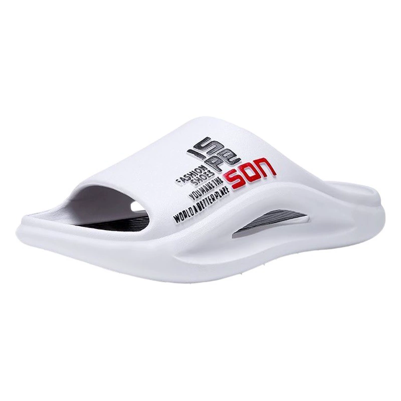 Мужские летние шлепанцы для улицы, цельные, с толстой подошвой, мягкие, нескользящие, для дома, для пар, женские сандалии.