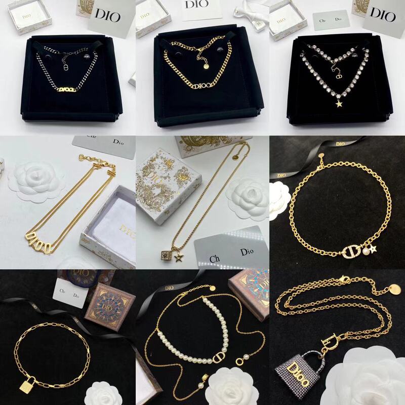 D home/Dijia New High version CD letter pig nose necklace women's series light luxury fashion pendant manufacturers wholesale