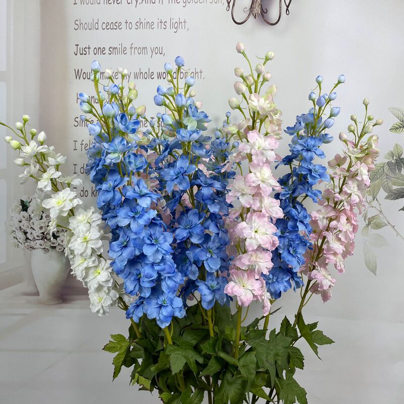 Simulation flower big swallow Violet wedding Home Hotel model room floral soft decoration factory fake flower wholesale