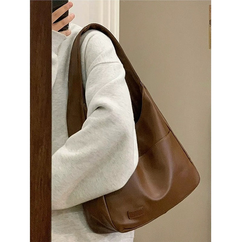 Bucket Bag Women's New 2024 Trend Single Shoulder Bag Fashion Versatile Commute Tote Bag Large Capacity Underarm Bag For Women