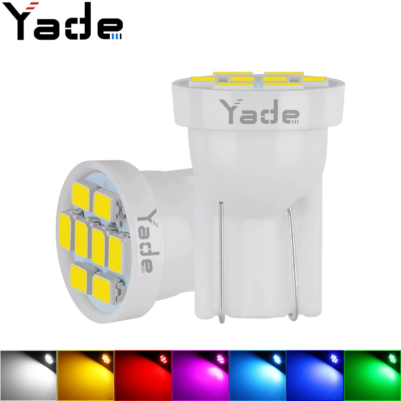 Автомобильный светодиодный индикатор ширины T10 1206 3020 8SMD свет для чтения свет номерного знака дверной боковой свет