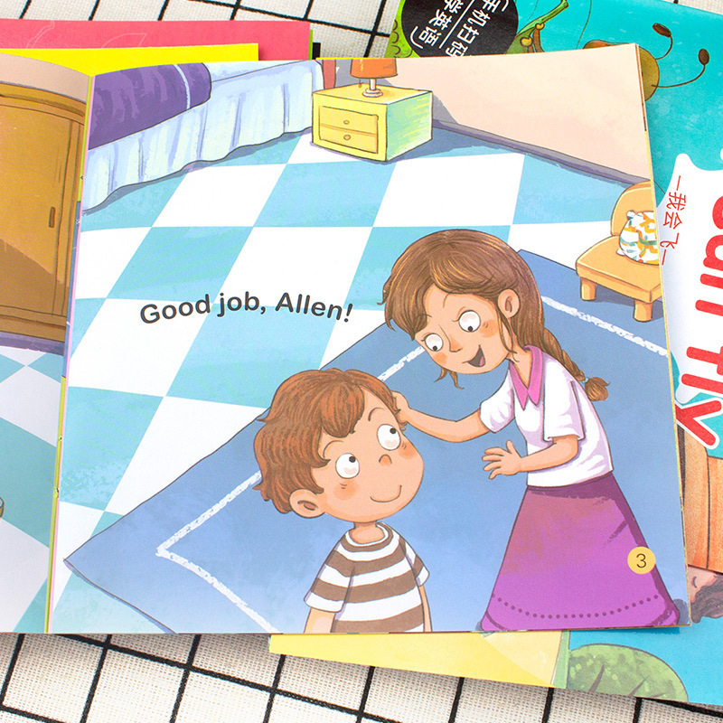 New children's English graded reading 40 books children's English picture book audio book introduction basic English picture book