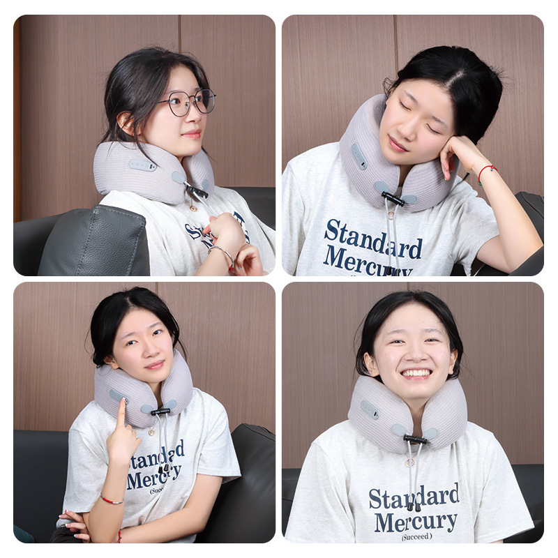 U-shaped massage pillow memory foam car pillow portable U-shaped pillow wholesale multifunctional home cervical vertebra massager