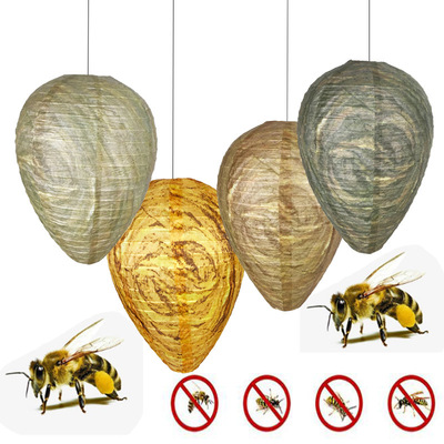 wholesale Wasp lantern honeybee Swirl Lead the way Paper lanterns outdoors Silk Hive lantern