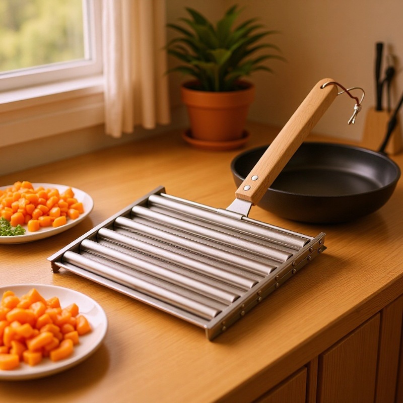 Parrilla para salchichas de acero inoxidable Amazon Parrilla para rodadura desmontable Parrilla para perros calientes al aire libre Parrilla para salchichas