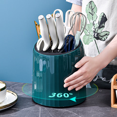 Battle spin knife rack storage shelf for kitchen knives and chopsticks, household item storage, wholesale