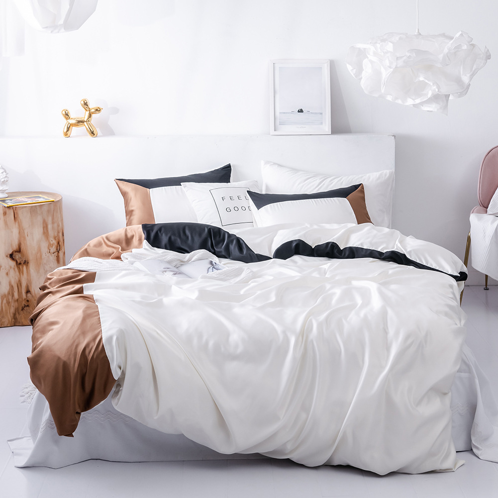 Paplanhuzat szettek egyszínű dobókocka alakú patchwork ágyneműből_voghion.com