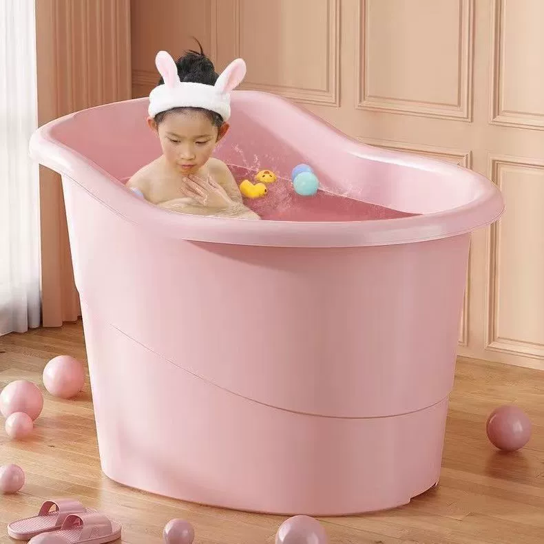 Детское ведро для ванны, детское ведро для ванны, детское ведро для ванны, дети могут сидеть дома, утолщенная большая ванна Gao Lingyue