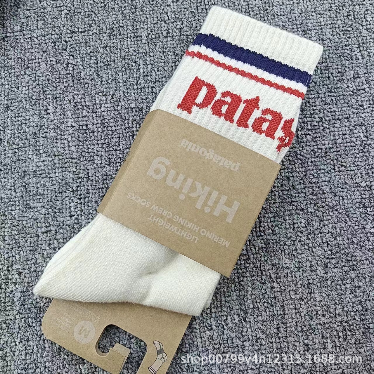 新しいパタゴニアハイトップタオルボトムカップルソックスアウトドアスポーツ登山ソックス卸売ハイトップトレンディソックス