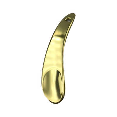 金属电镀月牙形眼部脸部按摩小工具的面霜眼霜勺 源头厂家